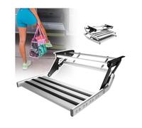LED Foldable Step Stool, Portable Anti-Slip Aluminum RV Step with Light for Campers, Trailers, and Outdoor Use, Ideal for Safe Access and Convenience