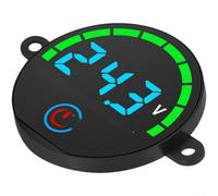 LED for battery Voltage Indicator DC 7-55V Round Panel LED for(Blue)