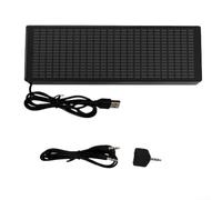 LED For Spectrum Analyzer with VFD Clock Display, Sound Reactive Behavior, 16x24 LED Array, 8 Brightness Steps, and Audio/Mic Switching (A voice control)