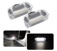 LED Front Door Courtesy Welcome Lights for VW Golf MK5 MK6 MK7 T/iguan P/assat B6 B7 B8 Touran S/cirocco Touareg Sharan J/etta Skoda Superb Canbus White Led Door Step Safety Warning Lamps