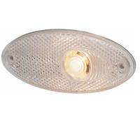 LED Front Marker Light Lamp With 5m Cable Clear 12v Hella 2PG 964 295-127