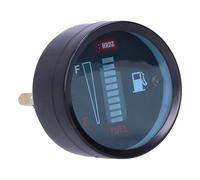 LED Fuel Gauge Meter Indicator 52mm Diameter 12V Adjustable durability Universal Automotive Motorcycle Fuel Display with Delay Circuit Blue Yellow Red LED for Cars Trucks Boats