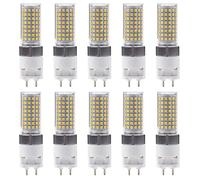 LED G12 Bulbs, G12 Bi-Pin Base Corn Bulbs,12 Watt 1500LM,16 Watt 1600LM,20 Watt 2000LM,3000K 4000K 6000K Non-Dimmable AC ~277V,16w-3000k-10-packs