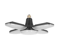 LED Garage Lights 120W Ultra Bright 13600LM Deformable Ceiling Light with 4 Adjustable Panels for Garage Workshop Warehouse Die Cast Aluminium 16.5 x 5.8in