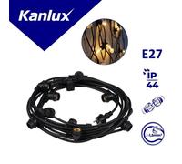LED Garden Light Garland 15x E27 Max 10W 15mb GRL 35758