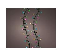LED Garland Compact Multi-Coloured Pastel 16M 750L Green Cable