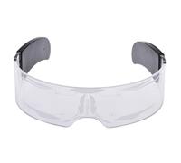 LED Glasses - Futuristic Light Up Visor, 7 Color LED Shades, 4 Modes, Battery Powered | Trendy Sunglasses For Men Women Cosplay, Festival, Halloween, Club, Party, Costume, Night Event Accessory