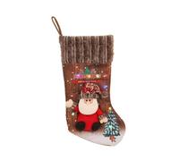 LED Glowing Christmas Stockings Santa Reindeer Gift Bags For Christmas Decorations Tree Ornaments Decor For Holiday Decorations