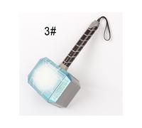 Led Glowing Sounds Thor Hammer Helmet Mask Kids Cosplay Toys Action Figure