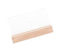 LED Glowing Table Photo Frame for 3" Film, Acrylic Three Slots Photo Stand