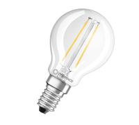 LED Golfball 45mm 2.5W (25W eqv.) E14 2700K Clear Ledvance