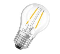 LED Golfball 45mm 2.5W (25W eqv.) E27 2700K Clear Ledvance