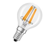 LED Golfball 45mm 4.2W (40W eqv.) E14 2700K CRi97 Clear Dimmable Ledvance