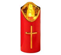 Led Grave Lights for Outdoors, LED Candle Lights for Graves, Led Grave Lights, Battery Operated Flameless Memorial Candles for Graves Garden Balcony Home Room Decorations (Red)