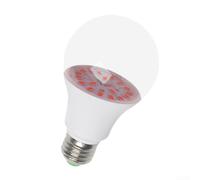 LED Grow Light Bulb Full Plant Growth Lamp Energy Efficient Long Life Easy Install Standard Socket for Indoor Gardening Greenhouse Houseplants White 1 Pack
