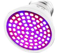 LED Grow Light Bulb, Full Spectrum 5W E27, Indoor Plant Light for Seedlings Vegetables Flowers Hydroponics
