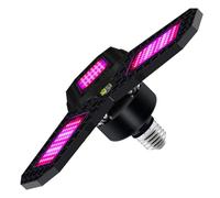 LED Grow Light - Full Spectrum Aluminum Silver Waterproof, Indoor Plant Lamp, Sun-Like Growth Lighting, Seedling Success Kit | High Efficiency for Potted Flowers Vegetables