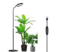 Led Grow Lights For Indoor Plants, Floor Plant Light W/ Stand & 6/12/16H Timer
