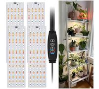 LED Grow Lights for Indoor Plants Full Spectrum 540 LEDs Plant Grow Lamp with Timer(3/9/12h) & 10 Brightness Levels for Seedlings, Flower Growing Greenhouse, Hydroponics Veg Gardeners 4-Pack