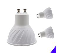 LED GU10 5W Halogen Reflector GU10 Spot Light Bulbs, Non Dimmable Warm White 3000K 470lm,Mains 220V 230V 240V, 120° Beam Angle Energy Saving Spotlight plastics CRI>80 for Chandelier (3 pieces)