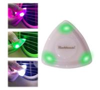 LED Guitar Pick Light Up Guitar Picks Beat Picks Beatpicks Light up Guitar Pick Dazzling Colourful Illuminated Guitar Plectrum Auto LED Glowing Pick for Enhanced Stage Performance (B,Green)