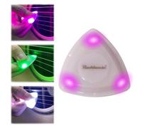 LED Guitar Pick Light Up Guitar Picks Beat Picks Beatpicks Light up Guitar Pick Dazzling Colourful Illuminated Guitar Plectrum Auto LED Glowing Pick for Enhanced Stage Performance (B,Purple)
