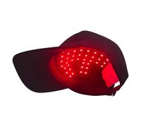 Led Hair Growth, Infrared Cap, Stimulates Regrowth Deep Scalp Penetration, Enhances Circulation for Thinning, Alopecia Device with Home Use Benefits, Red, 10.12 Inches