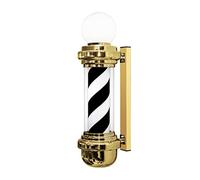 LED Hair Salon Barber Pole Light - Smart Cylindrical Barbershop Outdoor Revolving Light With Plug, 68cm - Illuminate Your Salon In Style!