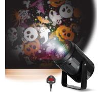 LED Halloween Ghost Projector with 16 Dynamic Ghost Lighting Effects, Hologram Ghost Projector Light for Outdoor Indoor Party Decorations,Haunted Houses & Gardens,Halloween Decorations
