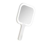 LED Handheld Travel Makeup Mirrour With 3Colors Light Lighted Hand Mirrour With Handle Portable Cosmetic Mirrours Lighted Makeup