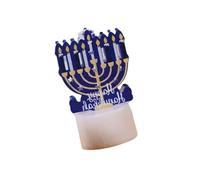 LED Hanukkah Lights Energy Efficient Flameless Designs for Indoor Use with Star and Multiple Light Modes Base LED