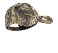 LED Hat Light - POWERCAP Baseball Cap with Light Built in - LED Cap Visor Light with Bright Headlight and IPX4 Rating (2.5 Structured Mossy Oak)