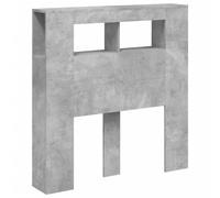 LED Headboard Bed Header Bedroom Storage Bed Headboard Engineered Wood vidaXL [EEK: N/A, A]