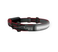 LED Headlamp, Liteband PRO 1400 Lumens Super Bright Head Lamp, Rechargeable Battery Powered Tactical Headlamps, Camping, Running, Hard Hat Light, Best Rated Hands Free Forehead Flashlight, Carbon