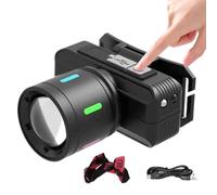 LED Headlamp | Powerful Lighting | Compact Shape 3 Modes for Hiking Camping Rucksack Fishing Running Trail Home Maintenance and Security