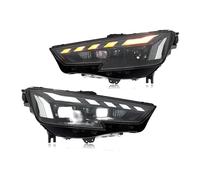 LED Headlight Compatible For Audi A4 B9 2017-2020 Headlight Plug And Play With LED DRL Turning Full LED Front Headlight Assembly(For Xenon)