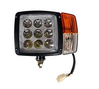 LED Headlight lamp Indicator Lamp Compatible with JCB Manitou Matbro 3 Functions Left Side