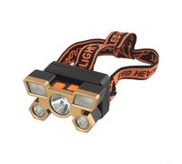 LED Headlight with USB Recharge 5 Super Bright Lights, Waterproof Design, Long Lasting Battery Life for All Your Outdoor Needs
