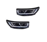 LED Headlights For Toyota For Highlander 2015-2017 Car Front Lamps Assembly Upgrade Blink Dynamic Two Projector Lens Headlight Tool Accessories Front Lights