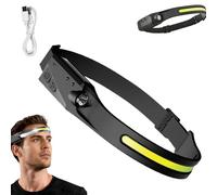 Led Headtorch,Led Head Torch Rechargeable,Rechargeable USB C Lightweight Headlamp, Lightweight Waterproof Head for Camping Running Fishing (1)