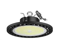 LED High Bay Light 21,000LM UFO High Bay Light for Warehouse Workshop Factory Gym Garage Barn UL Certified Driver IP65,Warm White,240W