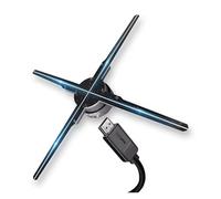 LED Hologram Projector With Video Library 3D Hologram Fan Advertising Display For Trade Shows, Parties, And Events Wide Viewing Angle(150cm)
