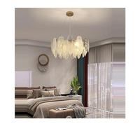 LED Home Decoration Gold Glass Leaf Pendant Light Hanging Lighting Living Room Pendant Light,minimalist style