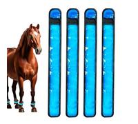 LED Horse Leg Bands - Adjustable High Visibility Safety Gear for Night Riding, Stables, Ranch, Equestrian Events, and Parades, Perfect for Grassland Use