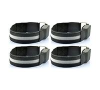 LED Horse Leg Straps - Glow Collars for Pets - Equestrian Gear & Horse Riding Equipment - Nylon Belts & Hoof Protection Boots - Adjustable Dog Collars - Set of 4