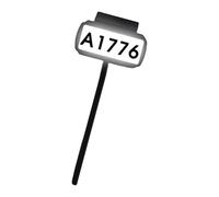 LED House Number Sign ABS Texture For Yard Or Wall Installation Offering Solar Power And Adjustable Brightness Levels Residential Number Display