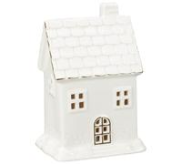LED House With Gold Outline 15cm - Perfect For Creating A Cosy Ambience In Your Home, This Ornament Blends Seasonal Style And Christmas Charm To Bring You A Time Of Warmth And Festive Joy
