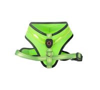 LED Hundegeschirr aus Nylon, aufladbares Lichtgeschirr mit reflektierenden Details - Haustier Artikel, Einsatz fuer Abendrunden und bessere Sichtbarkeit, praktisch im Alltag, Reise (8)