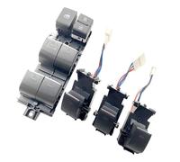 LED Ice Blue Backlight Power Window Button Switch Compatible with Toyota RAV4 Highlander Sienna Avalon BZ4X CHR Yaris 2018-2022 Left Driver(A set of blue lights)