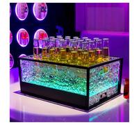 LED ice Bucket LED PC Ice Buckets Rechargeable Long Runtime，with Portable Carry Handles，for Bar(Colored,Style 3)